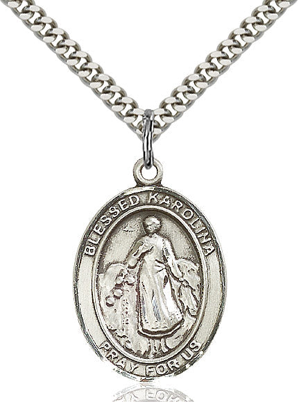 Sterling Silver Blessed Karolina Kozkowna Pendant