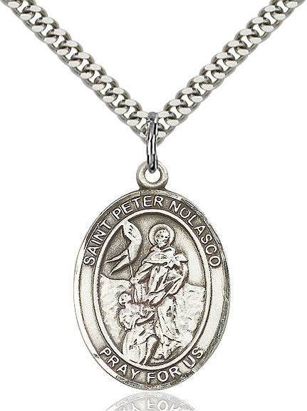Sterling Silver St. Peter Nolasco Pendant