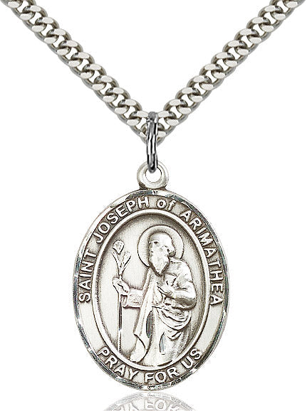 Sterling Silver St. Joseph Pendant