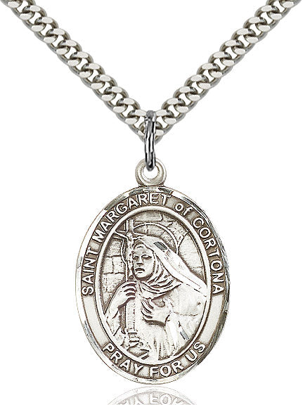 Sterling Silver St. Margaret of Cortona Pendant