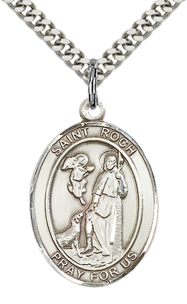 Sterling Silver St. Roch Pendant