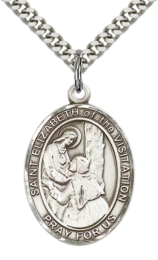 Sterling Silver St. Elizabeth of the Visitation Pe