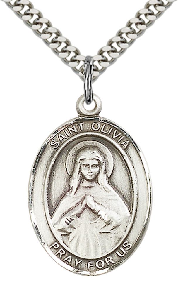 Sterling Silver St. Olivia Pendant