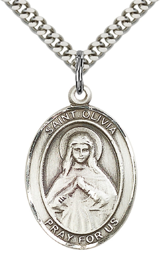 Sterling Silver St. Olivia Pendant
