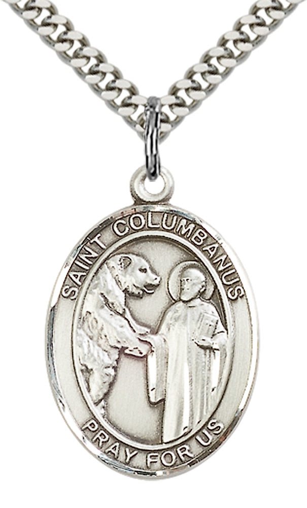 Sterling Silver St. Columbanus Pendant