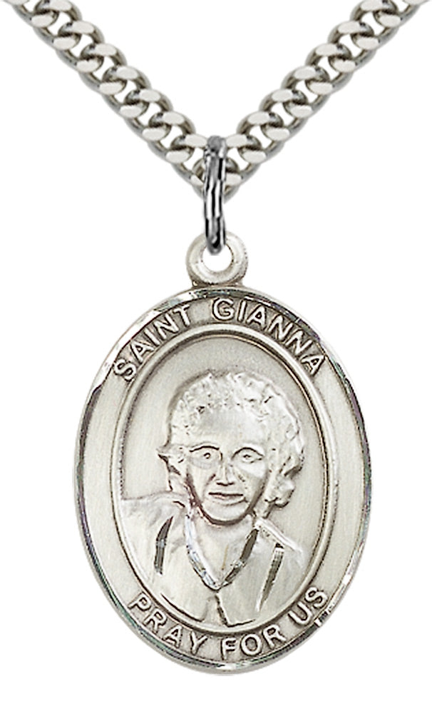 Sterling Silver St. Gianna Pendant