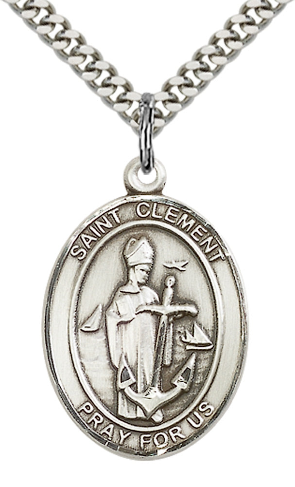 Sterling Silver St. Clement Pendant
