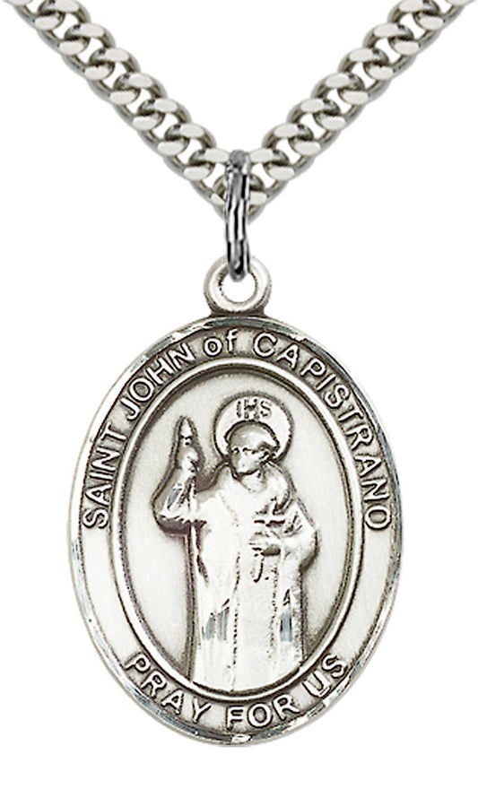 Sterling Silver St. John of Capistrano Pendant