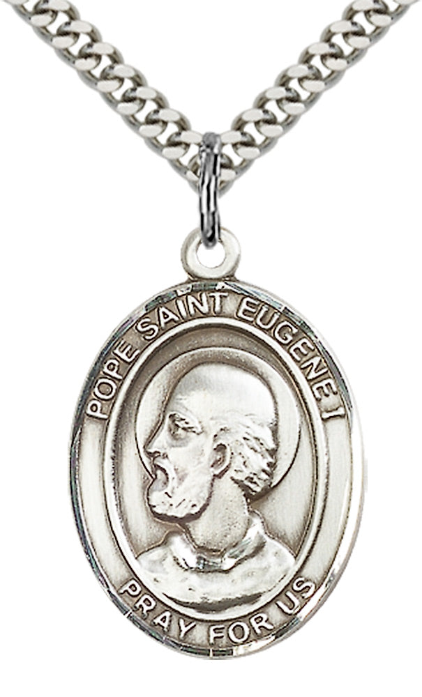 Sterling Silver Pope Saint Eugene I Pendant