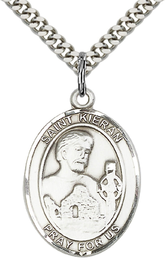 Sterling Silver St. Kieran Pendant