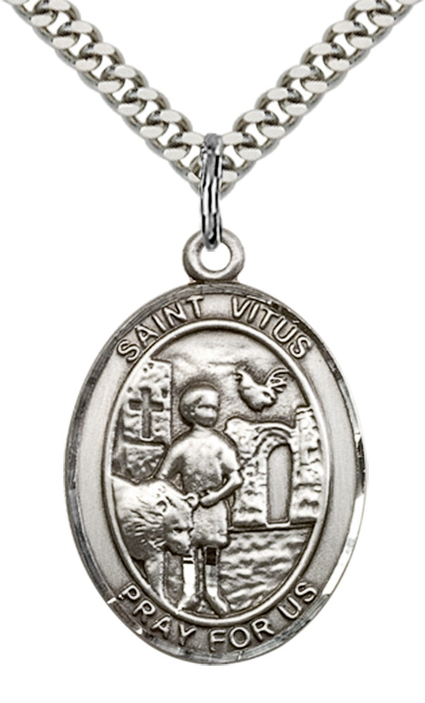 Sterling Silver St. Vitus Pendant