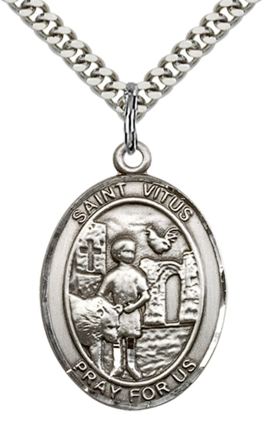 Sterling Silver St. Vitus Pendant