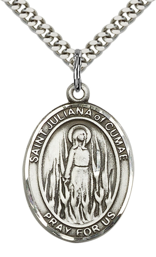 Sterling Silver St. Juliana Pendant