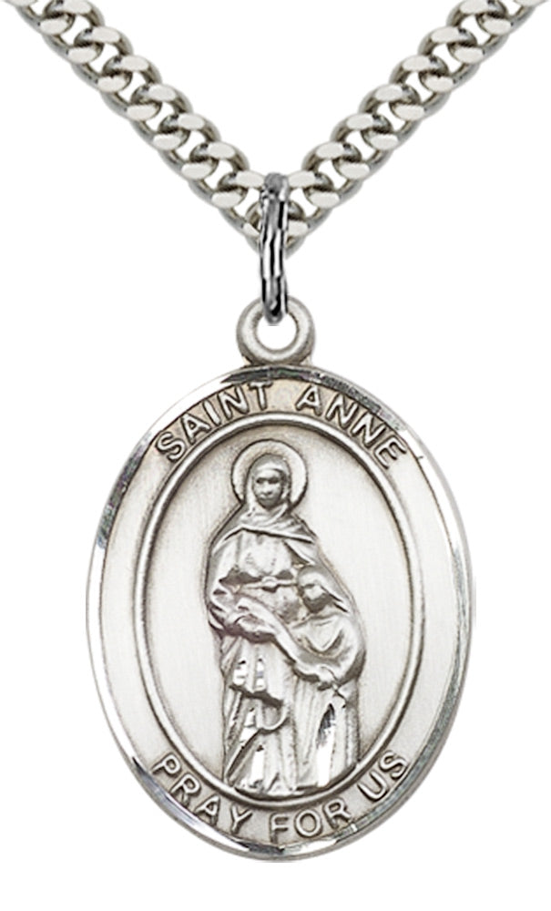 Sterling Silver St. Anne Pendant