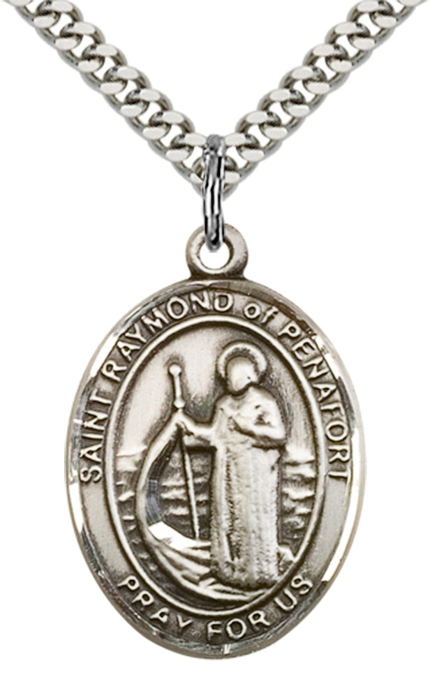 Sterling Silver St. Raymond of Penafort Pendant
