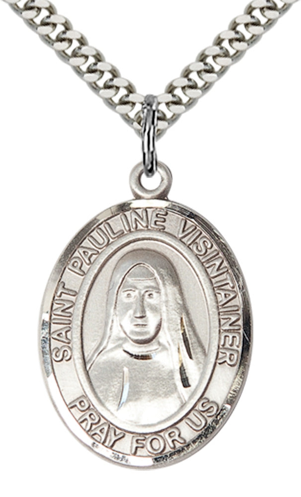 Sterling Silver St. Pauline Visintainer Pendant