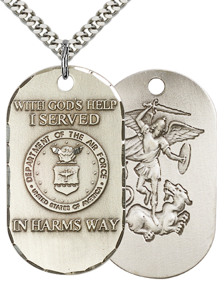 Sterling Silver Air Force Pendant