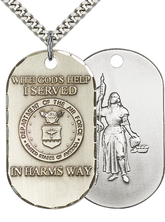 Sterling Silver Air Force Pendant