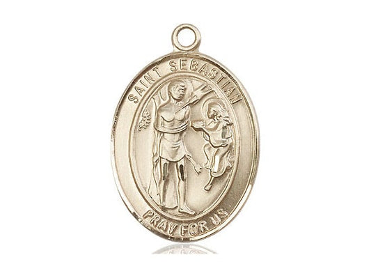 St Sebastian Gold Filled Pendant