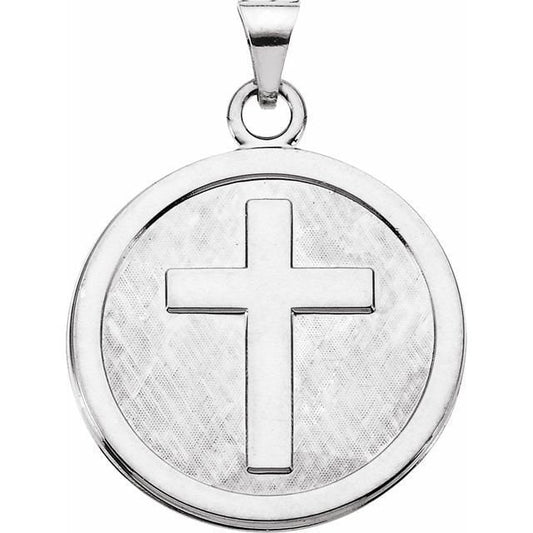 Sterling Silver 23 mm Cross Pendant