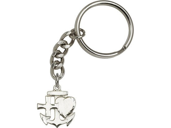 Faith, Hope & Charity Keychain