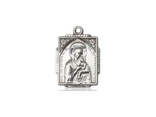 Our Lady of Perpetual Help Sterling Silver Pendant Only