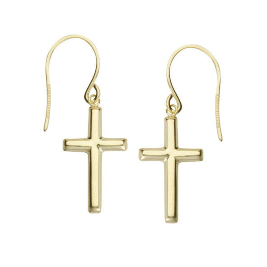 Sterling Silver Cross Earring