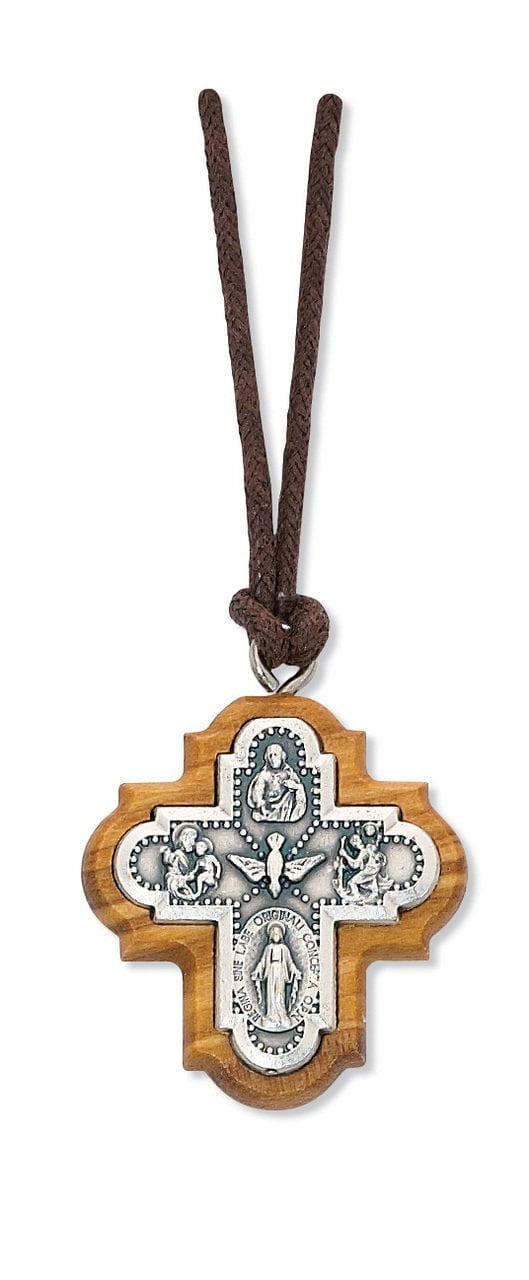 OLIVE WOOD 4WAY PENDANT