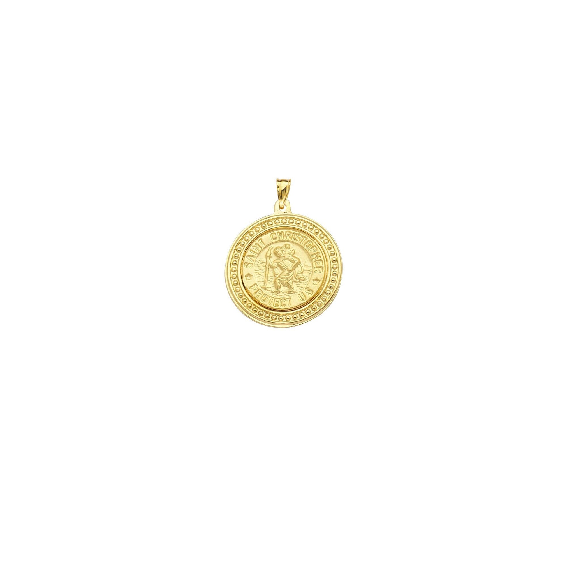 Yellow  Gold St.Christopher Pendant