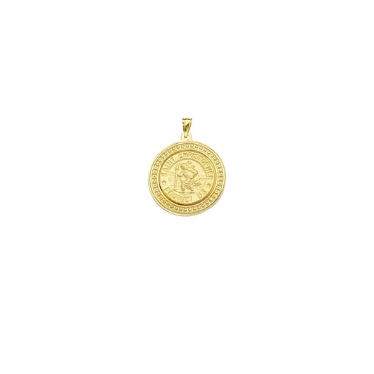 Yellow  Gold St.Christopher Pendant