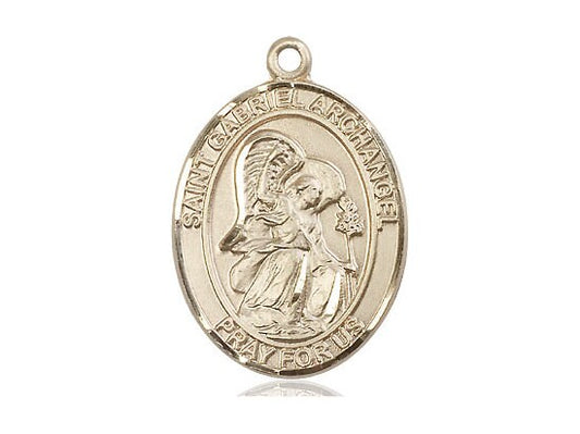 St Gabriel the Archangel Gold Filled Pendant