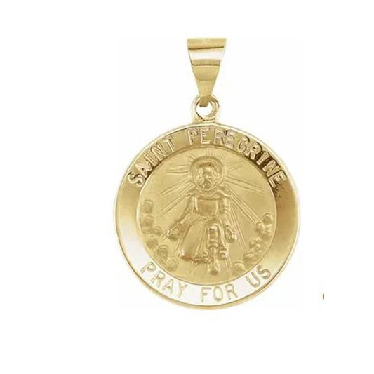 Yellow  Hollow St. Peregrine Medal