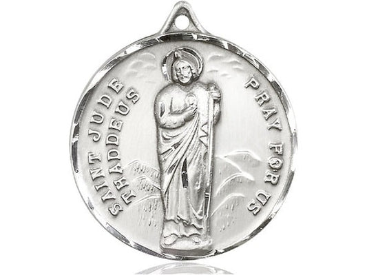 Saint Jude Sterling Silver (NO CHAIN)