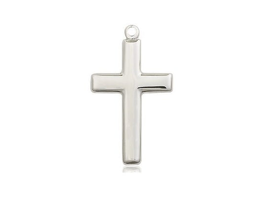 Sterling Silver Cross Pendant  7/8 x 1/2