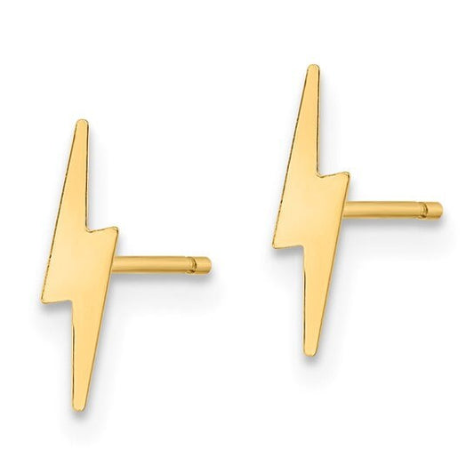 Lightning Bolt Post Earrings