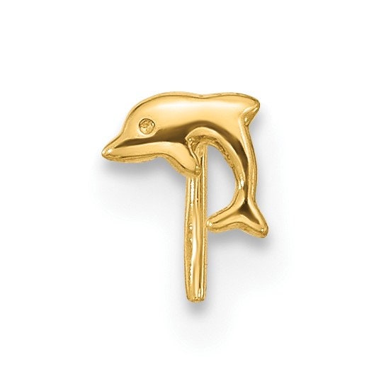 23 Gauge Dolphin Nose Ring