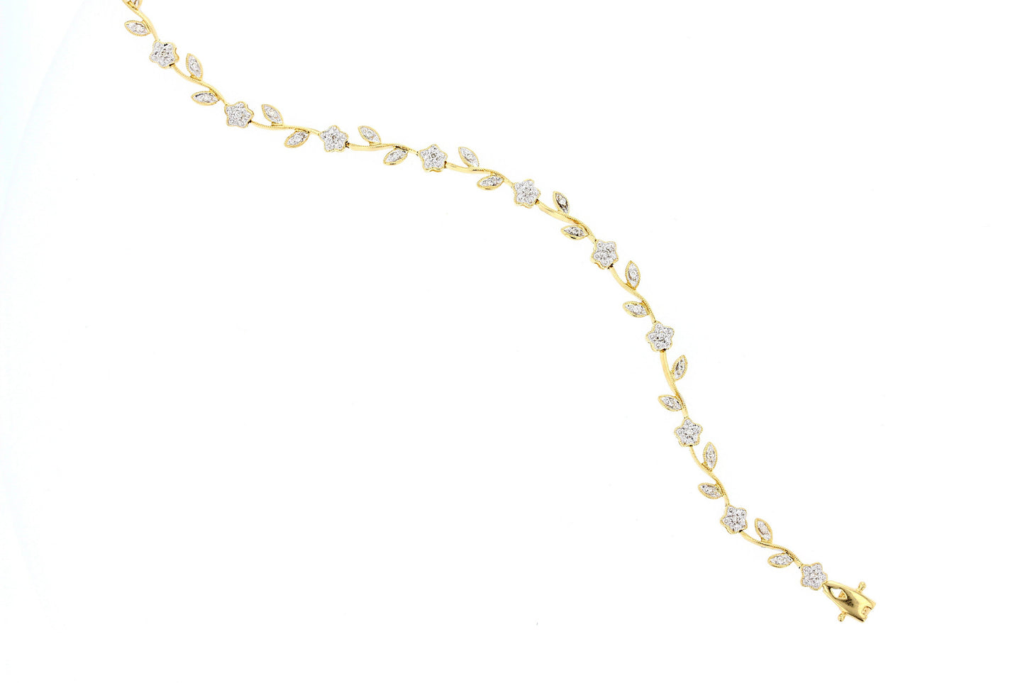 Diamond Flower Bracelet