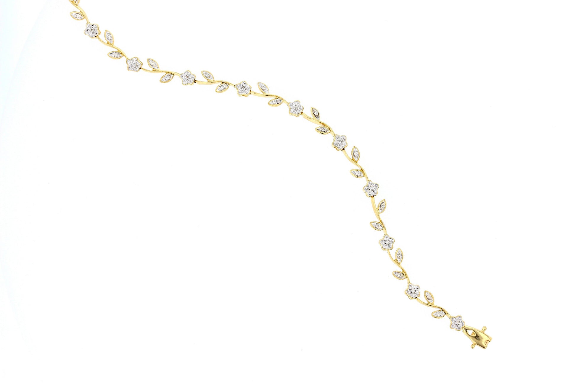 Diamond Flower Bracelet