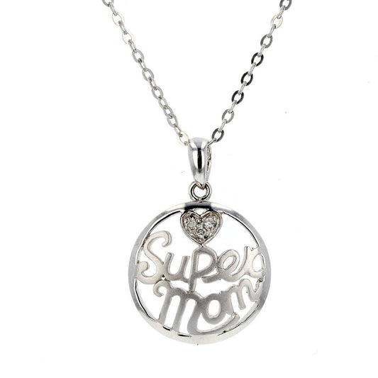 WG MOM Diamond  Pendant